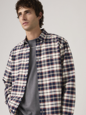 IMBRACAMINTE - Camasa Alba/Neagra Regular Barbati