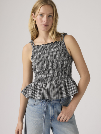 Camasi - Camasa Alba/Neagra Slim Femei