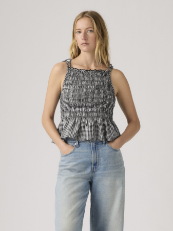 Camasi - Camasa Alba/Neagra Slim Femei