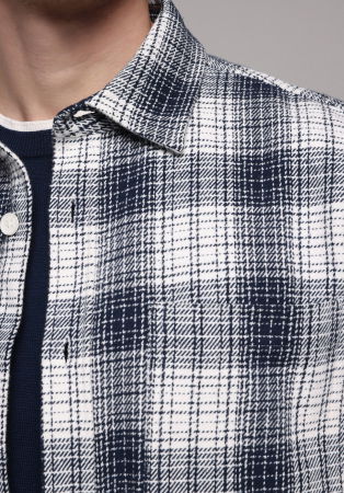 МУЖЧИНЫ - Мужская Рубашка Синяя Comfort