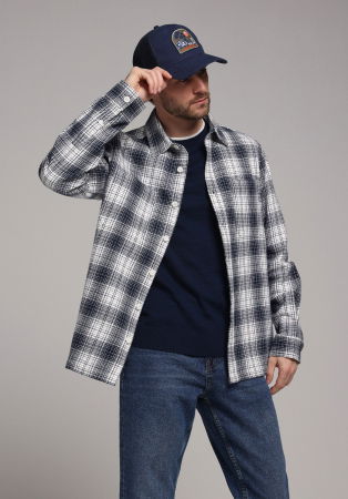 МУЖЧИНЫ - Мужская Рубашка Синяя Comfort