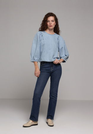 ЖЕНЩИНЫ - Женская Рубашка Синяя