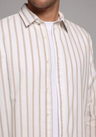 МУЖЧИНЫ - Мужская Рубашка Беживая Regular