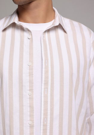 МУЖЧИНЫ - Мужская Рубашка Беживая Regular