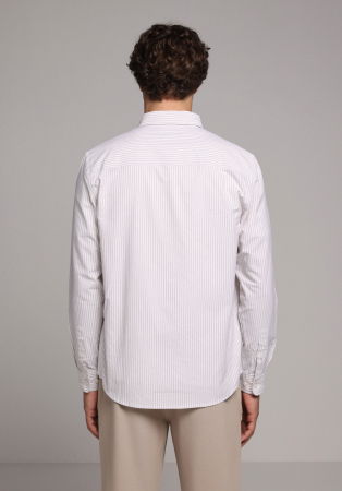 BARBATI - Camasa Bej Regular Barbati