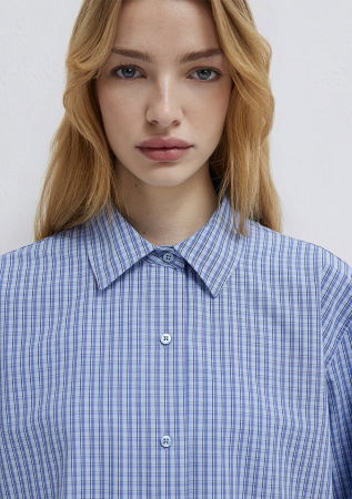 ЖЕНЩИНЫ - Женская Рубашка Синяя 