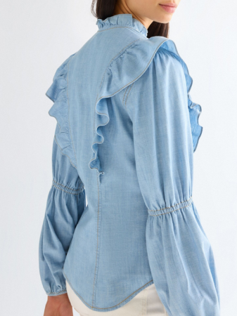 Camasi - Camasa Blue Slim Femei