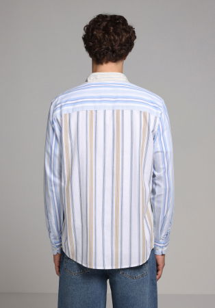 BARBATI - Camasa Cafenie Relaxed Barbati