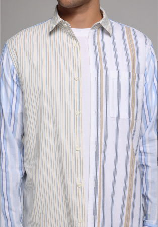 BARBATI - Camasa Cafenie Relaxed Barbati