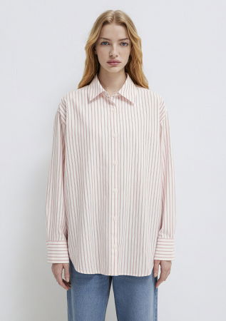 ЖЕНЩИНЫ - Женская Рубашка Кремовая 