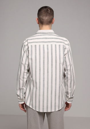 BARBATI - Camasa Crem Regular Barbati