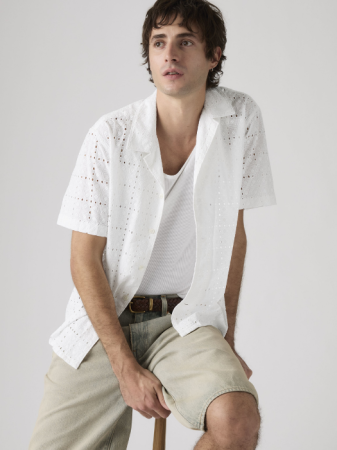 Camasi - Camasa Cu Maneca Scurta Alba Regular Barbati