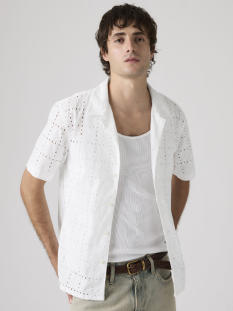 Camasi - Camasa Cu Maneca Scurta Alba Regular Barbati