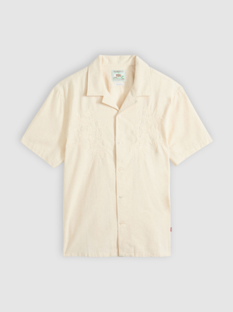 IMBRACAMINTE - Camasa Cu Maneca Scurta Crem Regular Barbati