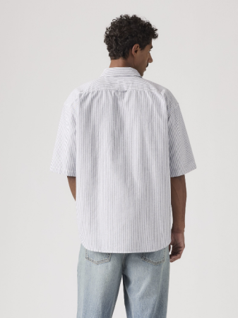 Camasi - Camasa Cu Maneca Scurta Gri Loose Barbati