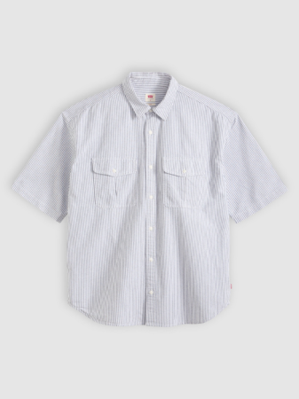 Camasi - Camasa Cu Maneca Scurta Gri Loose Barbati