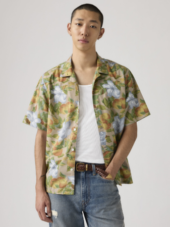 Camasi - Camasa Cu Maneca Scurta Multicolor Regular Barbati