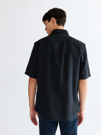 BARBATI - Camasa Cu Maneca Scurta Neagra Regular Barbati