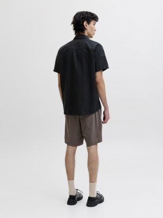 IMBRACAMINTE - Camasa Cu Maneca Scurta Neagra  Regular Barbati