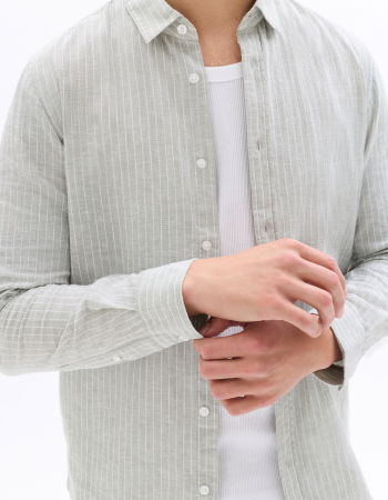 BARBATI - Camasa Crem Regular Barbati