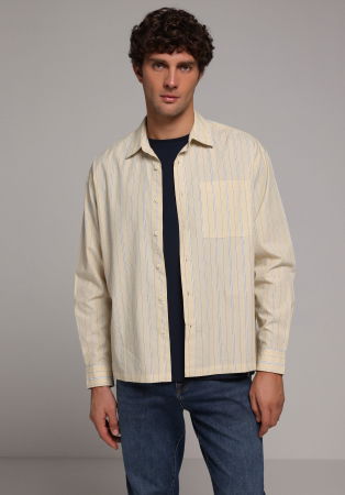 МУЖЧИНЫ - Мужская Рубашка Жёлтая Boxy