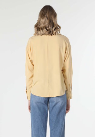 Camasi - Camasa Galbena Boyfriend Femei