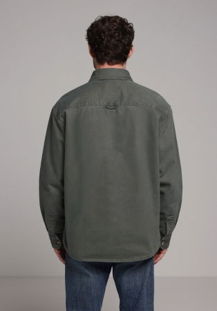 BARBATI - Camasa Gri Inchis Oversize Barbati