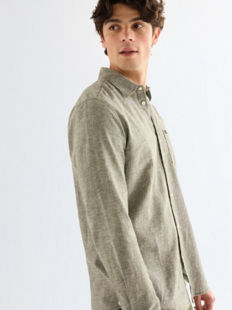 МУЖЧИНЫ - Мужская Рубашка Серая Regular