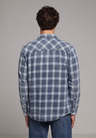 BARBATI - Camasa Indigo Regular Barbati