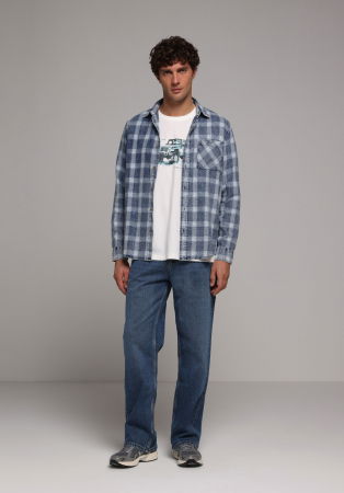 BARBATI - Camasa Indigo Regular Barbati