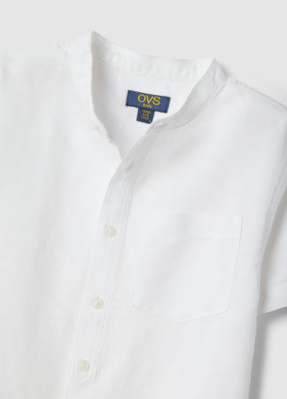 BAIETI - Camasa Maneca Scurta Cloud Dancer Baieti 3-10 Ani