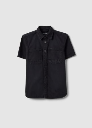 МАЛЬЧИКИ - Рубашка С Коротким Рукавом Для Мальчиков Negru 10-15 Лет