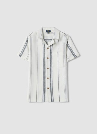 МАЛЬЧИКИ - Рубашка С Коротким Рукавом Для Мальчиков Stripes 10-15 Лет