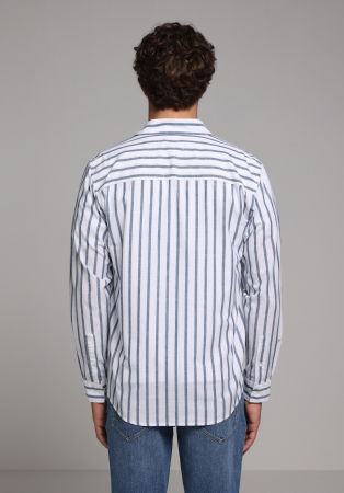 МУЖЧИНЫ - Мужская Рубашка Голубая Regular