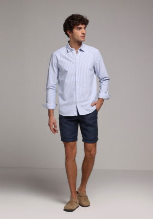 BARBATI - Camasa Mavi Regular Barbati