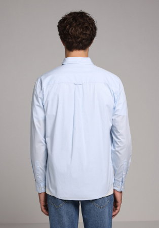 МУЖЧИНЫ - Мужская Рубашка Голубая Regular