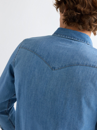 BARBATI - Camasa Mavi Regular Barbati