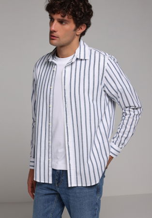 МУЖЧИНЫ - Мужская Рубашка Голубая Regular