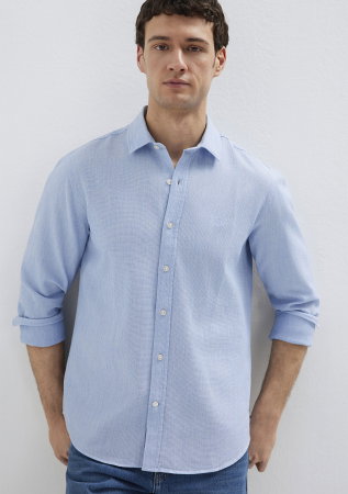 BARBATI - Camasa Mavi Slim Barbati