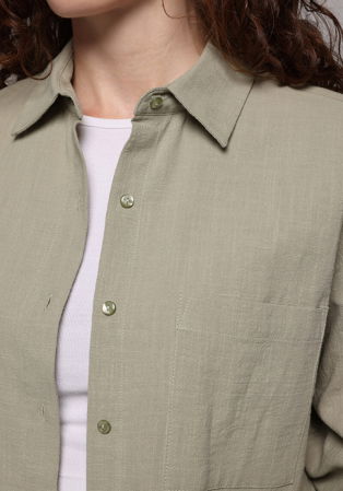 ЖЕНЩИНЫ - Женская Рубашка Хаки 