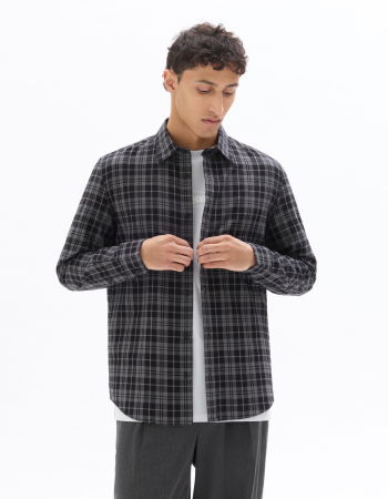 МУЖЧИНЫ - Мужская Рубашка Черная 