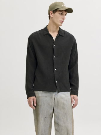 Рубашки - Мужская Рубашка Чёрная