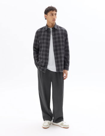 МУЖЧИНЫ - Мужская Рубашка Черная 