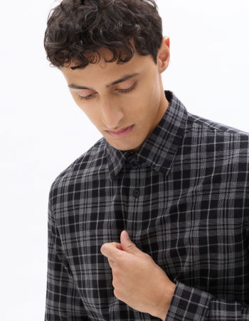 МУЖЧИНЫ - Мужская Рубашка Черная 