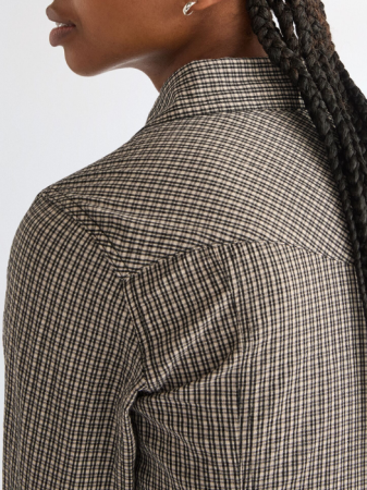 FEMEI - Camasa Neagra Slim Femei