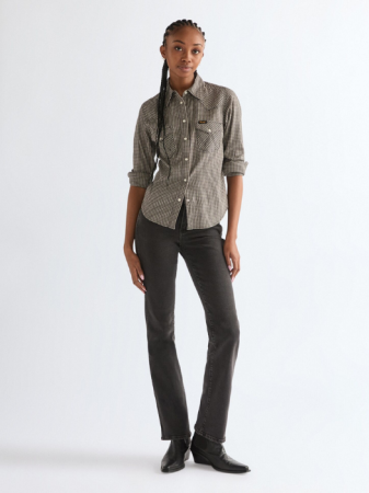 FEMEI - Camasa Neagra Slim Femei