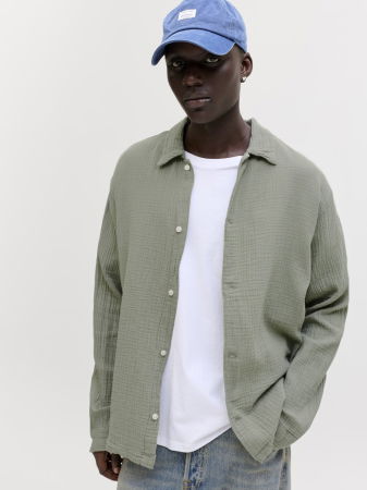 Рубашки - Мужская Рубашка Seagrass