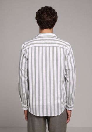 BARBATI - Camasa Verde Regular Barbati