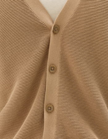 BARBATI - Cardigan Bej Regular Barbati