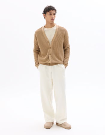 BARBATI - Cardigan Bej Regular Barbati